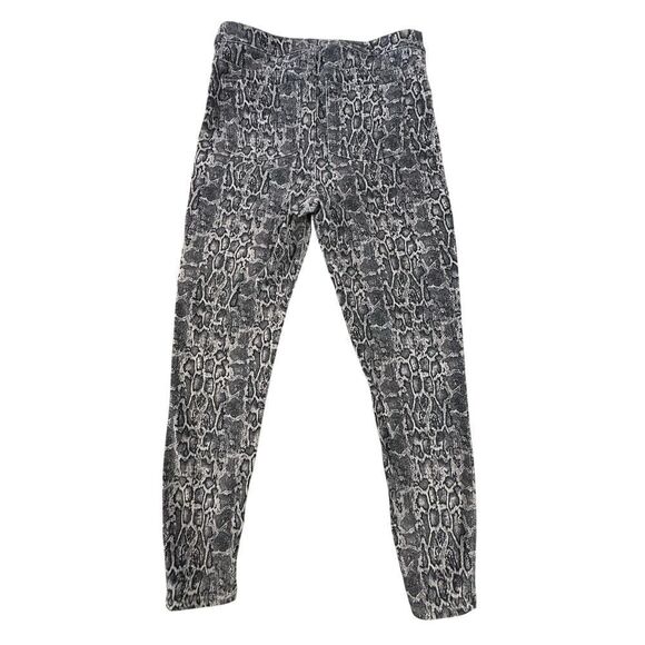 Spanx Jean-Ish Leggings Snakeskin Python Print Mob Wife Pull On Jegging Size XL - Picture 5 of 16